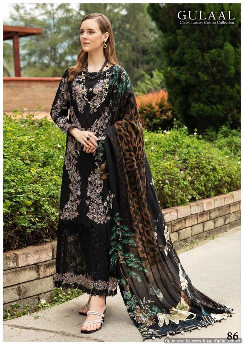 Gulaal Karachi Vol 9 Cotton Wholesale Pakistani Salwar Suit Catalog — Wholesale Salwar Suits, MPA wholesale from Surat - Gallery Image 2